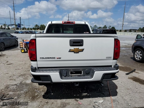 2018 Chevrolet Colorado 2WD Z71 with VIN 1GCGSDEN8J1206666, listed as a Copart auction lot 52737565 with 60,309 mi miles and Salvage Title. Bid and sale history available at carsss.com. Image 6.