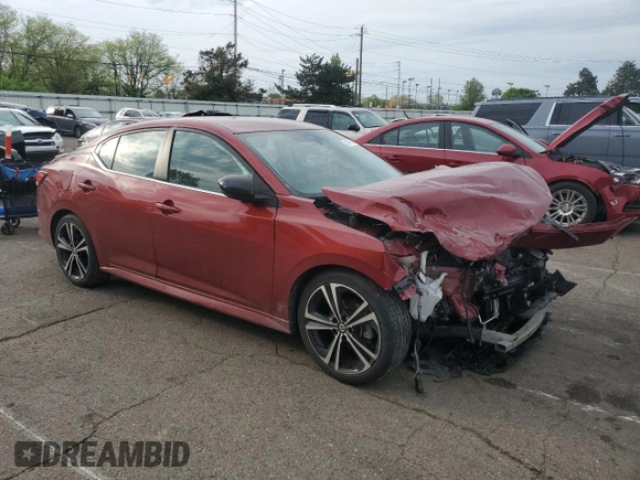 2020 Nissan Sentra SR z VIN 3N1AB8DV0LY232114, wystawiony jako Copart lot #54269105 z przebiegiem 15 306 mil mil oraz Szkoda całkowita • Salvage title. Historia ofert i sprzedaży dostępna na DreamBid. Obrazek 4.