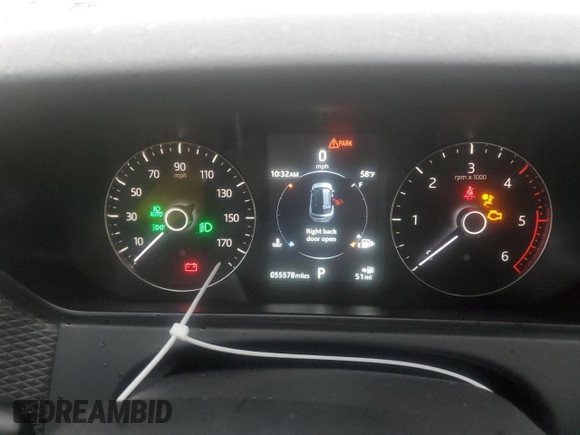2018 Land Rover Range Rover Velar S with VIN SALYB2RN6JA716011, listed as a Copart auction lot 80826733 with 55,578 mi miles. Bid and sale history available at carsss.com. Image 9.