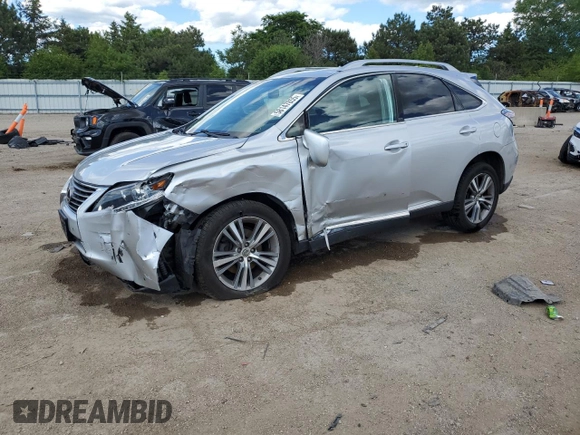 2015 Lexus RX 350 with VIN 2T2BK1BA7FC300143, listed as a Copart auction lot 58147855 with 89,512 mi miles and Salvage title. Bid and sale history available at DreamBid. Image 1.