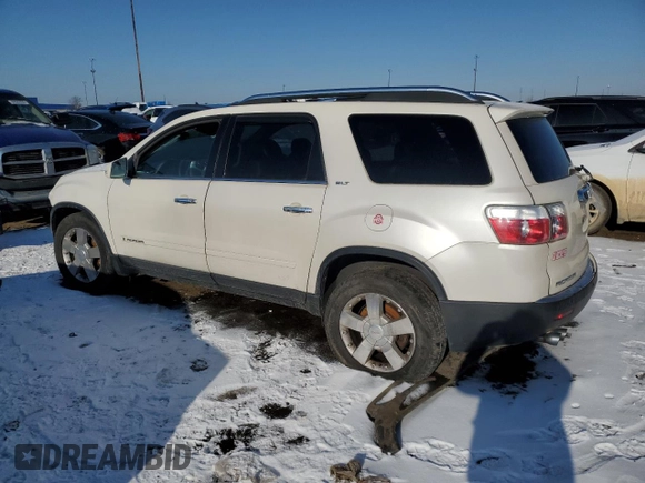 2008 GMC Acadia SLT1 with VIN 1GKER23758J151393, listed as a Copart auction lot 44580755 with 169,713 mi miles and Salvage Title. Bid and sale history available at carsss.com. Image 2.