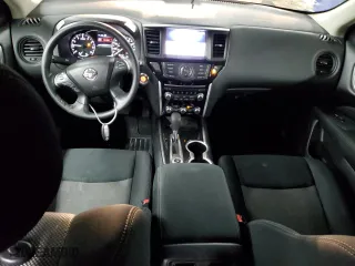2017 Nissan Pathfinder S with VIN 5N1DR2MM3HC690476, listed as a Copart auction lot 89148845 with 63,624 mi miles and Salvage Title. Bid and sale history available at carsss.com. Image 8.