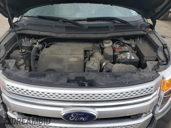 2015 Ford Explorer XLT with VIN 1FM5K7D84FGA99801, listed as a Copart auction lot 54757755 with 120,428 mi miles and Salvage Title. Bid and sale history available at DreamBid. Image 12.