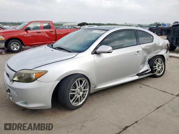 2007 Scion tC Spec with VIN JTKDE177170180913, listed as a Copart auction lot 51107685 with 195,153 mi miles and Salvage Title. Bid and sale history available at carsss.com. Image 1.