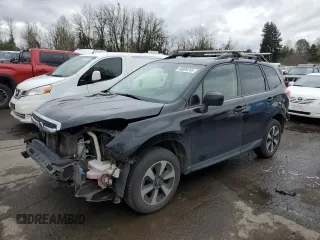 2017 Subaru Forester Premium with VIN JF2SJAEC6HH414381, listed as a Copart auction lot 48894245 with 85,099 mi miles and Salvage Title. Bid and sale history available at carsss.com. Image 1.