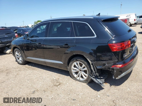 2018 Audi Q7 Premium Plus with VIN WA1LAAF7XJD016585, listed as a Copart auction lot 62598545 with 84,557 mi miles and Salvage title. Bid and sale history available at DreamBid. Image 2.