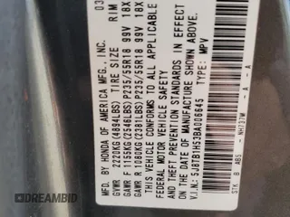 2011 Acura RDX Technology with VIN 5J8TB1H53BA006645, listed as a Copart auction lot 50175265 with 162,238 mi miles and Non repairable. Bid and sale history available at DreamBid. Image 13.