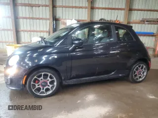 2012 FIAT 500 Sport z VIN 3C3CFFBR7CT105575, wystawiony jako Copart lot #61782495 z przebiegiem 126 033 mil mil oraz Czysty tytuł • Clean title. Historia ofert i sprzedaży dostępna na DreamBid. Obrazek 1.