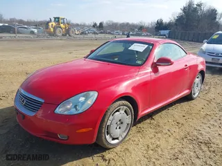 2002 Lexus SC 430 with VIN JTHFN48Y620008327, listed as a IAAI auction lot 41551118 with NaN miles. Bid and sale history available at carsss.com. Image 17.