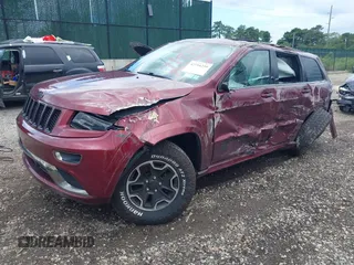 2016 Jeep Grand Cherokee Overland with VIN 1C4RJFCG0GC406160, listed as a IAAI auction lot 42716239 with 95,420 mi miles and . Bid and sale history available at DreamBid. Image 16.