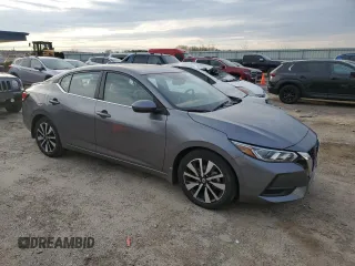 2021 Nissan Sentra SV with VIN 3N1AB8CV8MY330570, listed as a Copart auction lot 54717645 with 18,223 mi miles and Salvage Title. Bid and sale history available at carsss.com. Image 4.