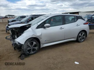 2019 Nissan LEAF SL Plus z VIN 1N4BZ1CP8KC309073, wystawiony jako Copart lot #57814845 z przebiegiem 69 098 mil mil oraz Szkoda całkowita • Salvage title. Historia ofert i sprzedaży dostępna na DreamBid. Obrazek 1.