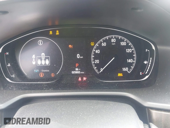 2021 Honda Accord Touring with VIN 1HGCV2F99MA014738, listed as a IAAI auction lot 42392129 with 25,802 mi miles and . Bid and sale history available at DreamBid. Image 15.