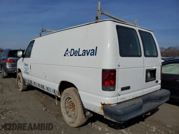 2008 Ford Econoline Cargo Commercial with VIN 1FTNE24L98DA24003, listed as a Copart auction lot 40831554 with 343,473 mi miles and Clean Title. Bid and sale history available at DreamBid. Image 2.