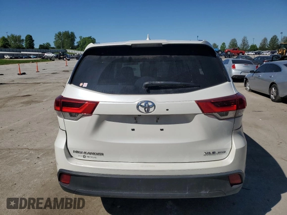 2017 Toyota Highlander XLE with VIN 5TDJZRFH9HS473495, listed as a Copart auction lot 57057035 with 123,709 mi miles and Clean title. Bid and sale history available at DreamBid. Image 6.