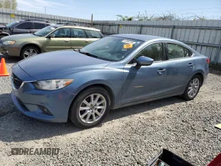2014 Mazda 6 i Sport with VIN JM1GJ1U62E1123803, listed as a Copart auction lot 52989785 with Not Provided miles and Salvage Title. Bid and sale history available at carsss.com. Image 1.