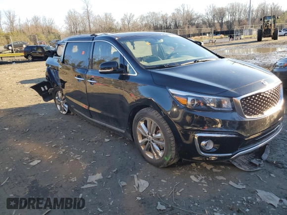 2018 Kia Sedona SX-L with VIN KNDME5C17J6363785, listed as a Copart auction lot 56021934 with 23,698 mi miles and Non Repairable. Bid and sale history available at carsss.com. Image 4.