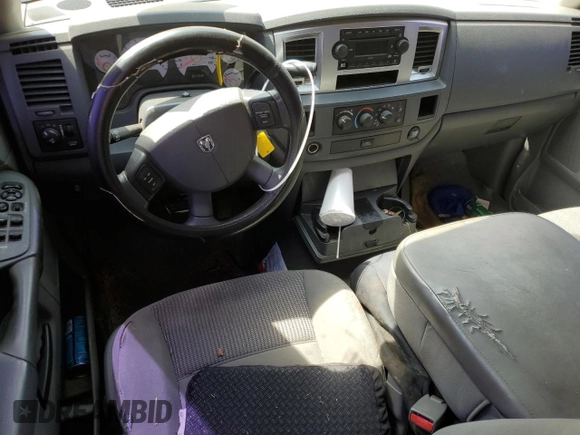 2008 Dodge 1500 SLT with VIN 1D7HA18258S523564, listed as a Copart auction lot 53382585 with 391,836 mi miles and Salvage title. Bid and sale history available at DreamBid. Image 8.