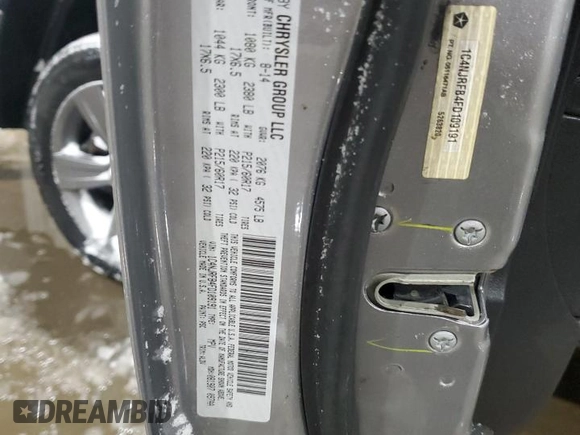 2015 Jeep Patriot High Altitude with VIN 1C4NJRFB4FD109191, listed as a Copart auction lot 45223165 with 98,352 mi miles and Salvage title. Bid and sale history available at DreamBid. Image 15.