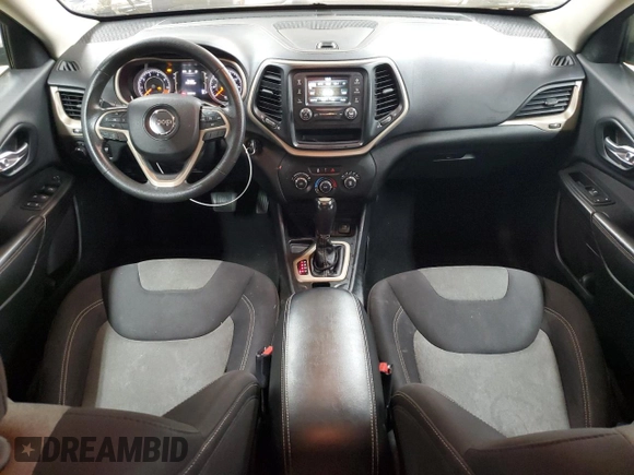 2015 Jeep Cherokee Sport with VIN 1C4PJLABXFW732199, listed as a Copart auction lot 54863925 with 143,866 mi miles and Clean Title. Bid and sale history available at carsss.com. Image 8.