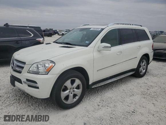 2012 Mercedes-Benz GL-Class GL 450 with VIN 4JGBF7BE9CA772614, listed as a Copart auction lot 74983854 with 156,182 mi miles and Salvage Title. Bid and sale history available at carsss.com. Image 1.