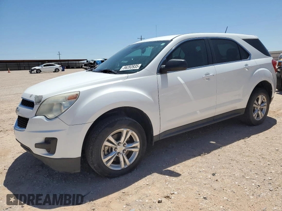 2015 Chevrolet Equinox LS with VIN 2GNALAEK8F6256695, listed as a Copart auction lot 56283935 with 115,486 mi miles and Salvage Title. Bid and sale history available at DreamBid. Image 1.