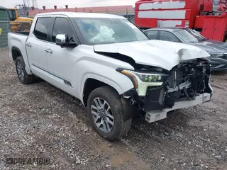 2024 Toyota Tundra 4WD 1794 Edition with VIN 5TFMA5DB1RX206178, listed as a IAAI auction lot 41687850 with 11,547 mi miles. Bid and sale history available at carsss.com. Image 1.
