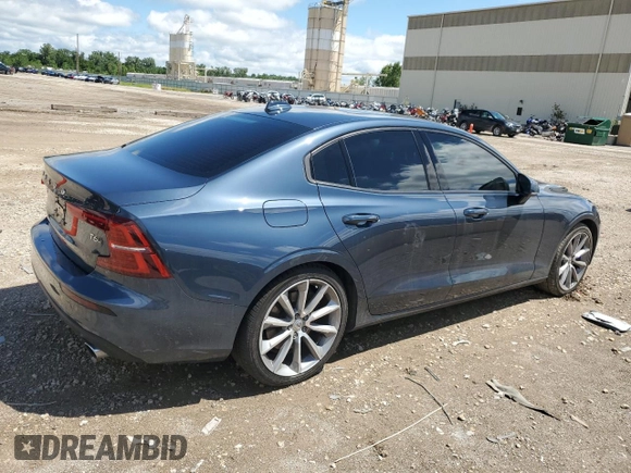 2019 Volvo S60 Momentum with VIN 7JRA22TKXKG017813, listed as a Copart auction lot 59142014 with 59,657 mi miles and Salvage Title. Bid and sale history available at carsss.com. Image 3.