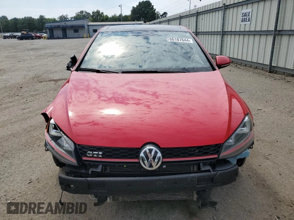 2015 Volkswagen Golf GTI S with VIN 3VW5T7AU9FM021195, listed as a Copart auction lot 66187644 with 61,334 mi miles and Salvage Title. Bid and sale history available at carsss.com. Image 5.