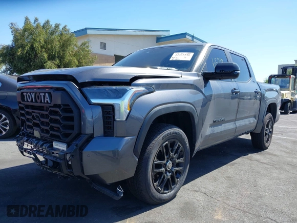 2024 Toyota Tundra Limited Hybrid with VIN 5TFWC5DB5RX059978, listed as a IAAI auction lot 42265346 with 16,882 mi miles and . Bid and sale history available at DreamBid. Image 19.