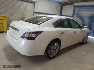 2012 Nissan Maxima 3.5 S with VIN 1N4AA5AP9CC828535, listed as a Copart auction lot 45582825 with 0 mi miles and Salvage Title. Bid and sale history available at carsss.com. Image 3.