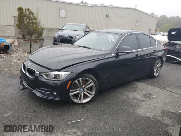2018 BMW 3 Series 328d with VIN WBA8E5C54JA507646, listed as a Copart auction lot 75518574 with 50,951 mi miles and Salvage title. Bid and sale history available at DreamBid. Image 1.