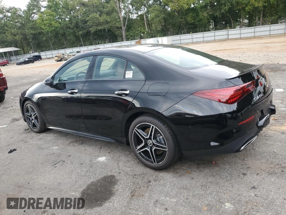 2024 Mercedes-Benz CLA 250 with VIN W1K5J4HB8RN478169, listed as a Copart auction lot 72189374 with 1,839 mi miles and Salvage title. Bid and sale history available at DreamBid. Image 2.