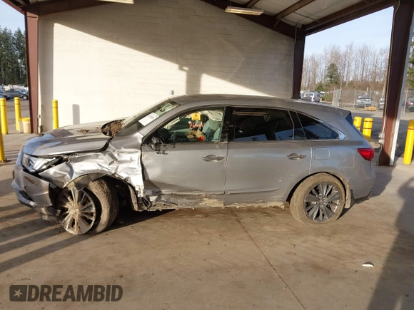 2017 Acura MDX w/Technology Pkg with VIN 5J8YD4H59HL003506, listed as a IAAI auction lot 41318201 with 63,120 mi miles. Bid and sale history available at carsss.com. Image 14.