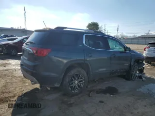 2019 GMC Acadia SLT with VIN 1GKKNMLS7KZ214940, listed as a Copart auction lot 41799835 with 92,551 mi miles and Salvage Title. Bid and sale history available at carsss.com. Image 3.