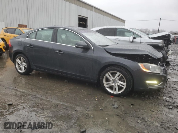 2015 Volvo S60 T5 Drive-E Platinum with VIN YV140MFD9F1310678, listed as a Copart auction lot 47893245 with 120,627 mi miles and Salvage Title. Bid and sale history available at carsss.com. Image 4.