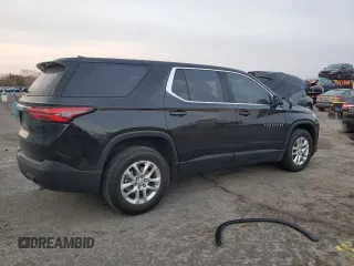 2023 Chevrolet Traverse LS with VIN 1GNERFKW6PJ302596, listed as a Copart auction lot 48978035 with Not Provided miles and Salvage Title. Bid and sale history available at DreamBid. Image 3.