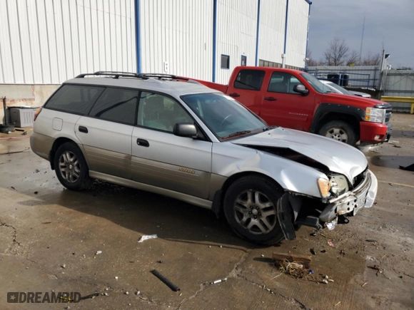 2003 Subaru Legacy Wagon Outback with VIN 4S3BH675237625971, listed as a Copart auction lot 86729514 with 183,913 mi miles and Salvage Title. Bid and sale history available at carsss.com. Image 4.