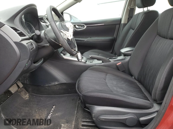 2017 Nissan Sentra SV with VIN 3N1AB7AP3HY319822, listed as a Copart auction lot 51237105 with 163,169 mi miles and Salvage Title. Bid and sale history available at DreamBid. Image 7.