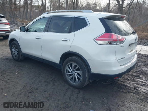 2014 Nissan Rogue S with VIN 5N1AT2MV9EC870327, listed as a IAAI auction lot 41787876 with 98,534 mi miles. Bid and sale history available at carsss.com. Image 3.