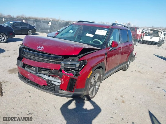 2024 Hyundai Santa Fe Hybrid Limited with VIN 5NMP34G10RH006082, listed as a IAAI auction lot 41375388 with 3,307 mi miles. Bid and sale history available at carsss.com. Image 2.