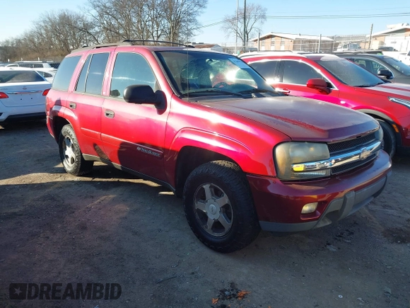 2003 Chevrolet TrailBlazer LS with VIN 1GNDS13S532364347, listed as a IAAI auction lot 41387978 with 174,342 mi miles. Bid and sale history available at carsss.com. Image 1.