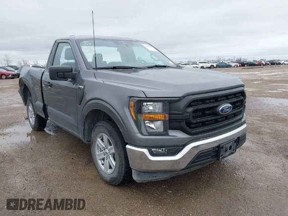 2023 Ford F-150 XL with VIN 1FTMF1C58PKF77242, listed as a IAAI auction lot 41559887 with 25,576 mi miles and . Bid and sale history available at carsss.com. Image 1.