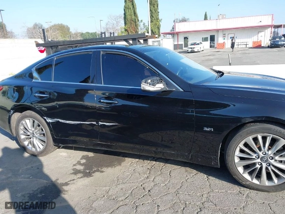 2020 Infiniti Q50 EDITION 30 with VIN JN1EV7AP7LM202166, listed as a IAAI auction lot 41636421 with 72,759 mi miles. Bid and sale history available at carsss.com. Image 13.