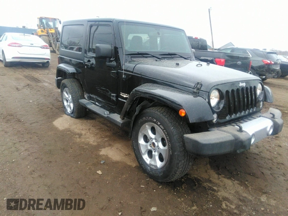 2014 Jeep Wrangler Sahara with VIN 1C4AJWBG9EL161712, listed as a IAAI auction lot 41839193 with 68,318 mi miles and . Bid and sale history available at DreamBid. Image 1.
