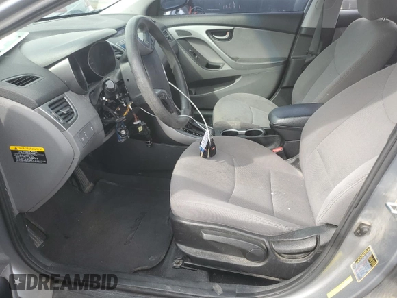 2016 Hyundai Elantra SE with VIN 5NPDH4AE3GH659716, listed as a Copart auction lot 51221755 with 97,233 mi miles and Salvage title. Bid and sale history available at DreamBid. Image 7.