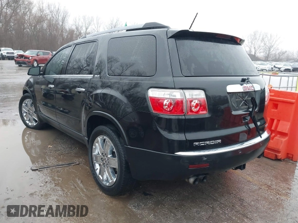 2010 GMC Acadia SLT2 with VIN 1GKLVNED0AJ133929, listed as a IAAI auction lot 41458136 with 163,629 mi miles and . Bid and sale history available at DreamBid. Image 3.