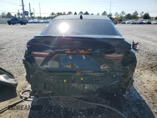 2025 Toyota Camry LE with VIN 4T1DAACK6SU559271, listed as a Copart auction lot 52409575 with 4,474 mi miles and Salvage Title. Bid and sale history available at carsss.com. Image 6.