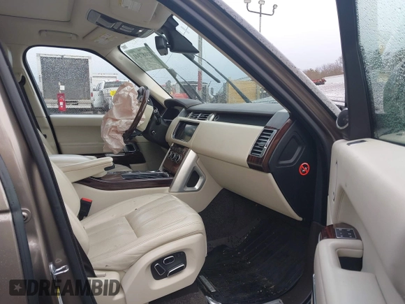 2015 Land Rover Range Rover HSE z VIN SALGS2VF4FA220237, wystawiony jako IAAI lot #41087301 z przebiegiem 110 309 mil mil oraz . Historia ofert i sprzedaży dostępna na DreamBid. Obrazek 5.