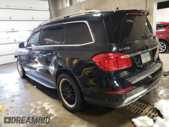 2015 Mercedes-Benz GL-Class GL 450 with VIN 4JGDF6EE0FA530264, listed as a Copart auction lot 41140443 with 119,685 mi miles. Bid and sale history available at carsss.com. Image 2.